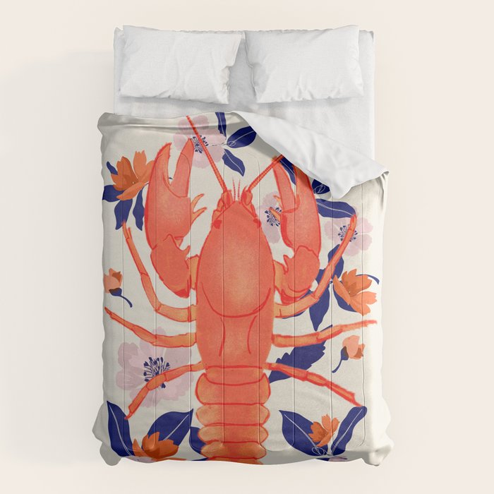 Lobster 4 Comforter Gallery Image 1