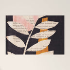 Still life and Illustration: modern branch in mid century style Welcome Mat Gallery Image 1