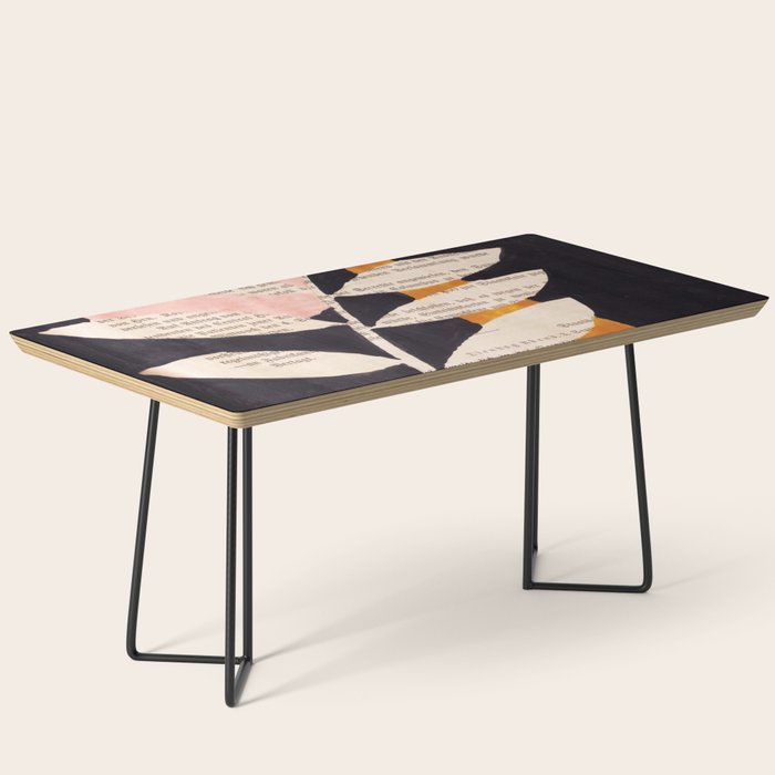 Still life and Illustration: modern branch in mid century style Coffee Table Gallery Image 1