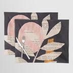 Still life and Illustration: modern branch in mid century style Placemat Gallery Image 1