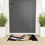 Still life and Illustration: modern branch in mid century style Welcome Mat Gallery Image 3