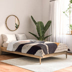 Still life and Illustration: modern branch in mid century style Comforter Gallery Image 2