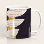 Still life and Illustration: modern branch in mid century style Coffee Mug Gallery Image 1
