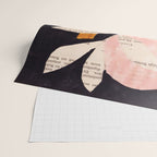 Still life and Illustration: modern branch in mid century style Wrapping Paper Gallery Image 2