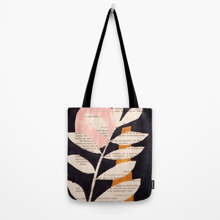 Still life and Illustration: modern branch in mid century style Tote Bag Gallery Image 2