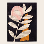 Still life and Illustration: modern branch in mid century style Poster Gallery Image 4