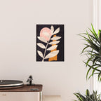 Still life and Illustration: modern branch in mid century style Poster Gallery Image 2