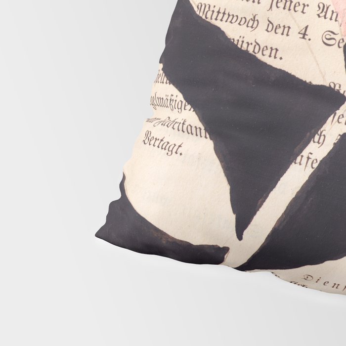 Still life and Illustration: modern branch in mid century style Pillow Sham Gallery Image 4