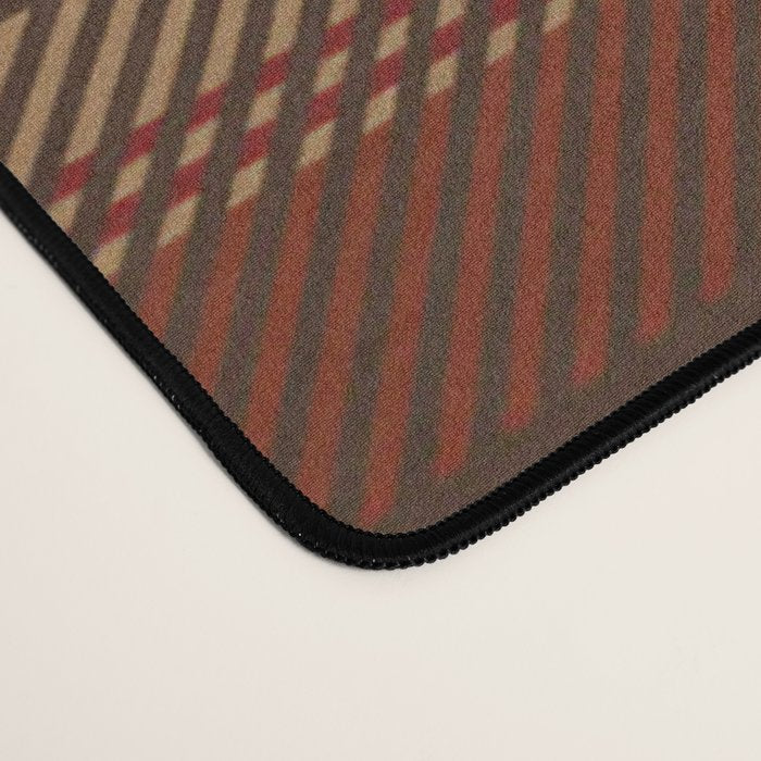 Vintage Brown Tartan Plaid Scottish Pattern Desk Mat Gallery Image 4