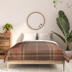 Vintage Brown Tartan Plaid Scottish Pattern Comforter Gallery Image 3