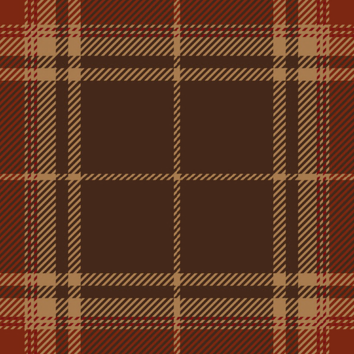 Vintage Brown Tartan Plaid Scottish Pattern Coffee Mug Gallery Image 2