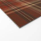 Vintage Brown Tartan Plaid Scottish Pattern Welcome Mat Gallery Image 2