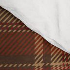 Vintage Brown Tartan Plaid Scottish Pattern Comforter Gallery Image 4