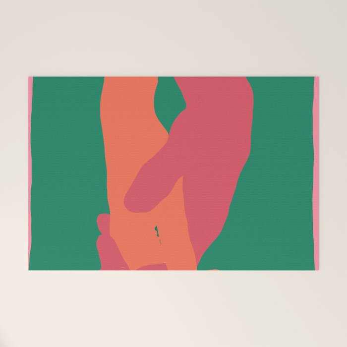 Holding Hands 3 Welcome Mat Gallery Image 1