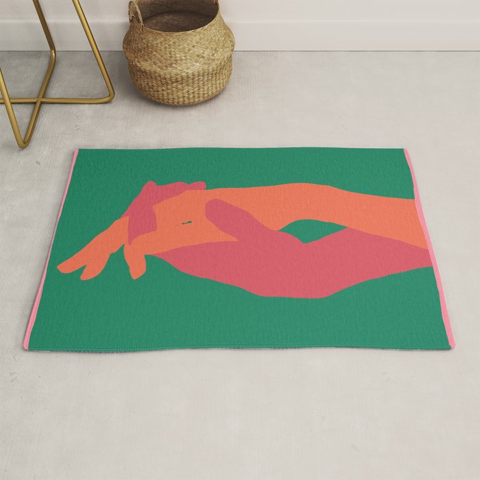 Holding Hands 3 Rug Gallery Image 1