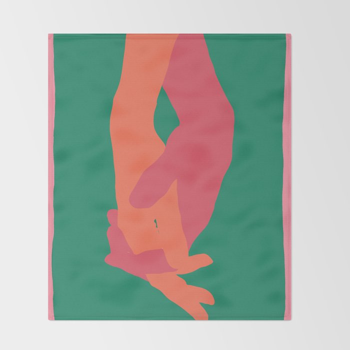 Holding Hands 3 Throw Blanket Gallery Image 2
