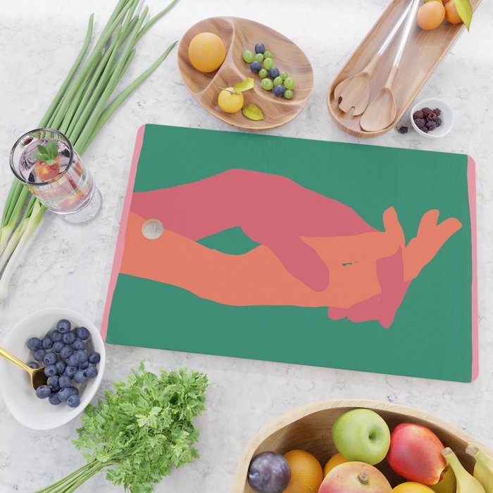 Holding Hands 3 Cutting Board Gallery Image 2
