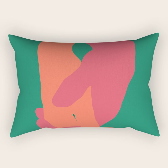 Holding Hands 3 Rectangular Pillow Gallery Image 1