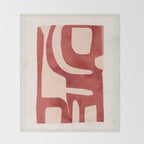 Modern Abstract Shapes 29 Throw Blanket Gallery Image 2