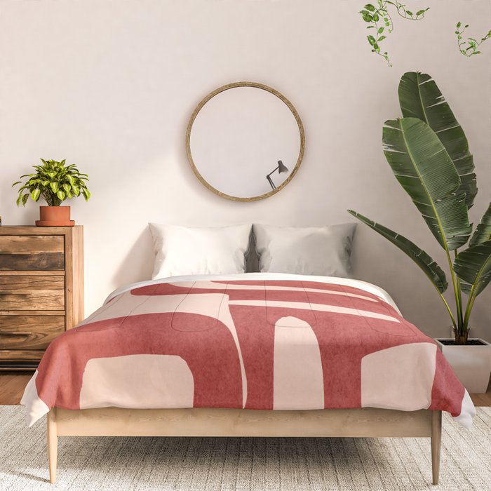 Modern Abstract Shapes 29 Comforter Gallery Image 3