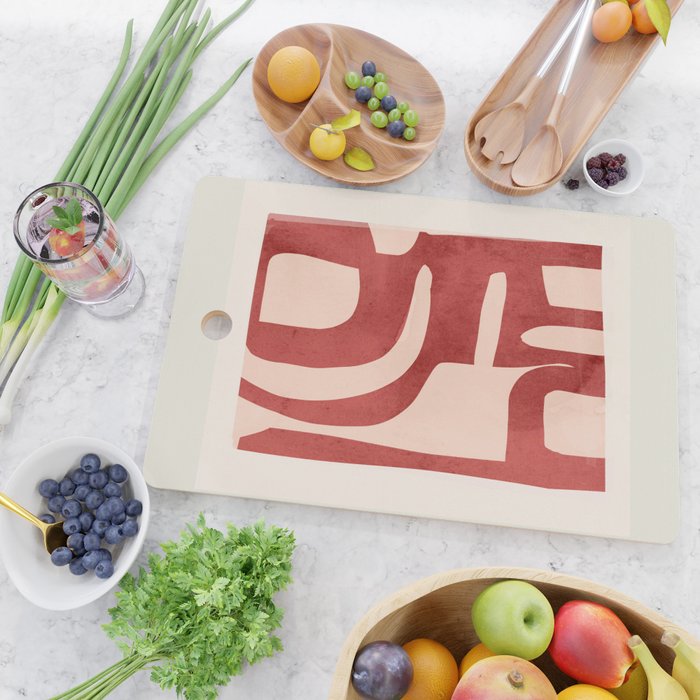 Modern Abstract Shapes 29 Cutting Board Gallery Image 2