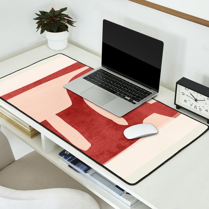 Modern Abstract Shapes 29 Desk Mat Gallery Image 2