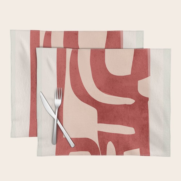 Modern Abstract Shapes 29 Placemat Gallery Image 1