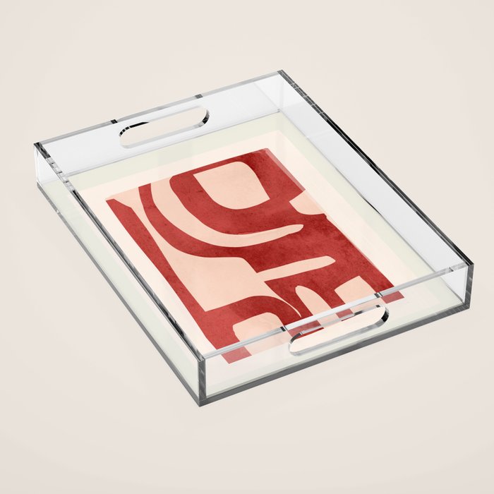 Modern Abstract Shapes 29 Acrylic Tray Gallery Image 1