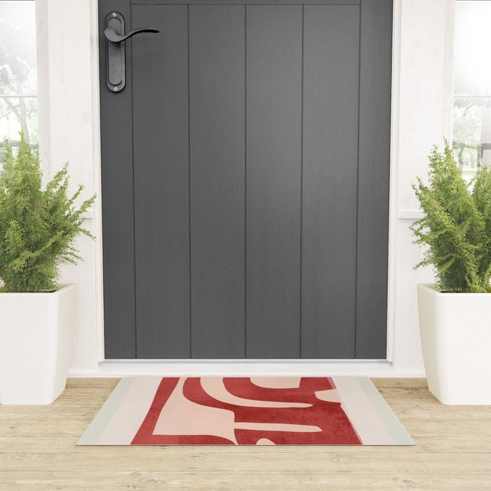 Modern Abstract Shapes 29 Welcome Mat Gallery Image 3