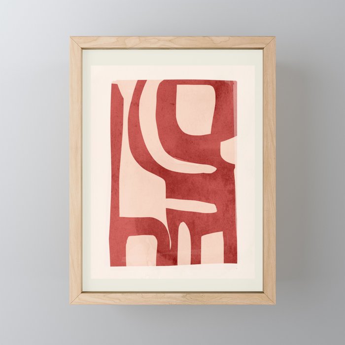 Modern Abstract Shapes 29 Mini Art Print Gallery Image 1