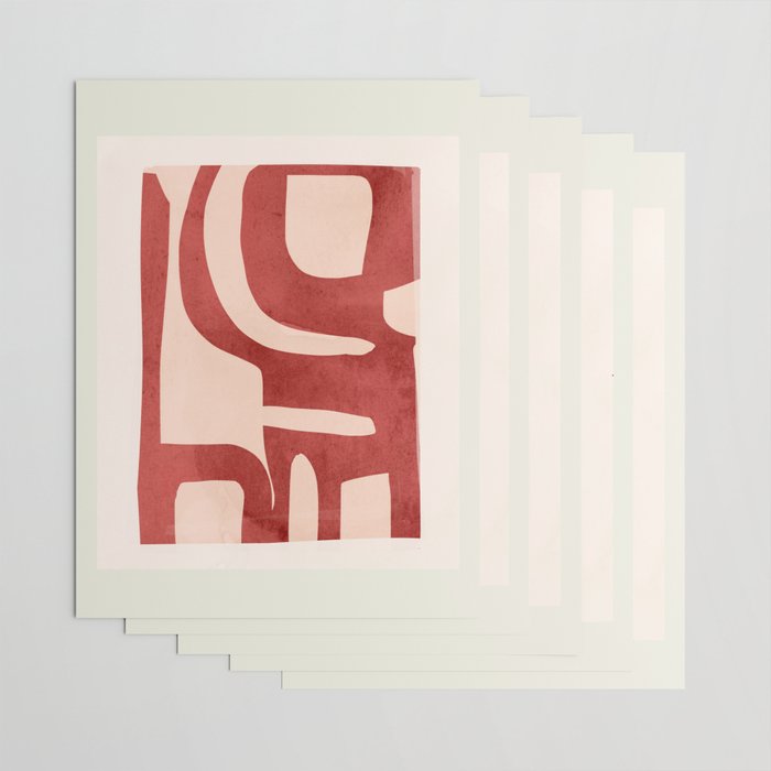 Modern Abstract Shapes 29 Wrapping Paper Gallery Image 3