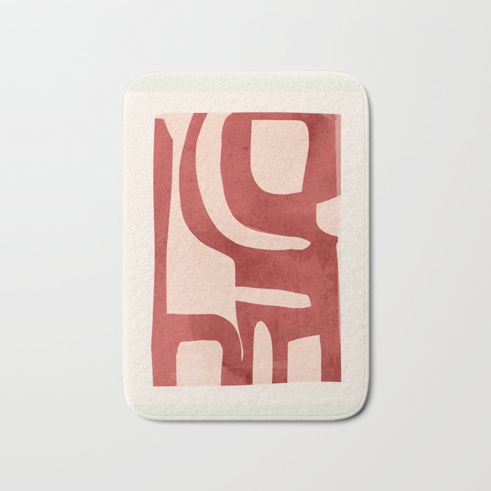 Modern Abstract Shapes 29 Bath Mat Gallery Image 1