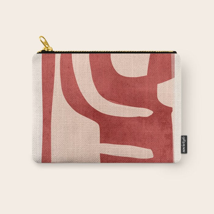 Modern Abstract Shapes 29 Carry All Pouch Gallery Image 1