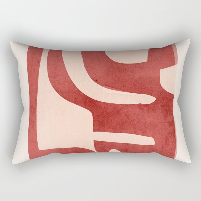 Modern Abstract Shapes 29 Rectangular Pillow Gallery Image 2