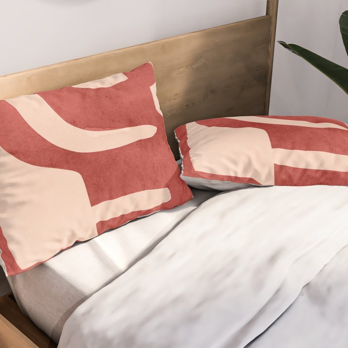 Modern Abstract Shapes 29 Pillow Sham Gallery Image 2