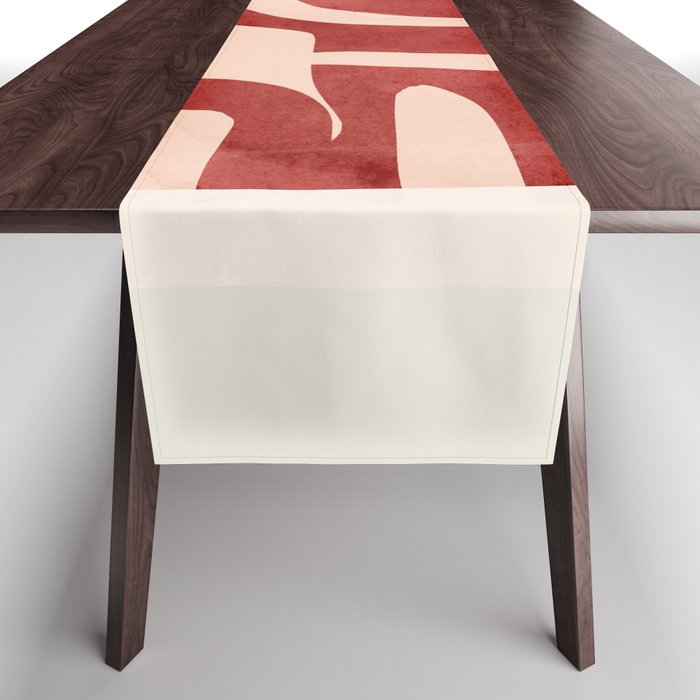 Modern Abstract Shapes 29 Table Runner Gallery Image 1