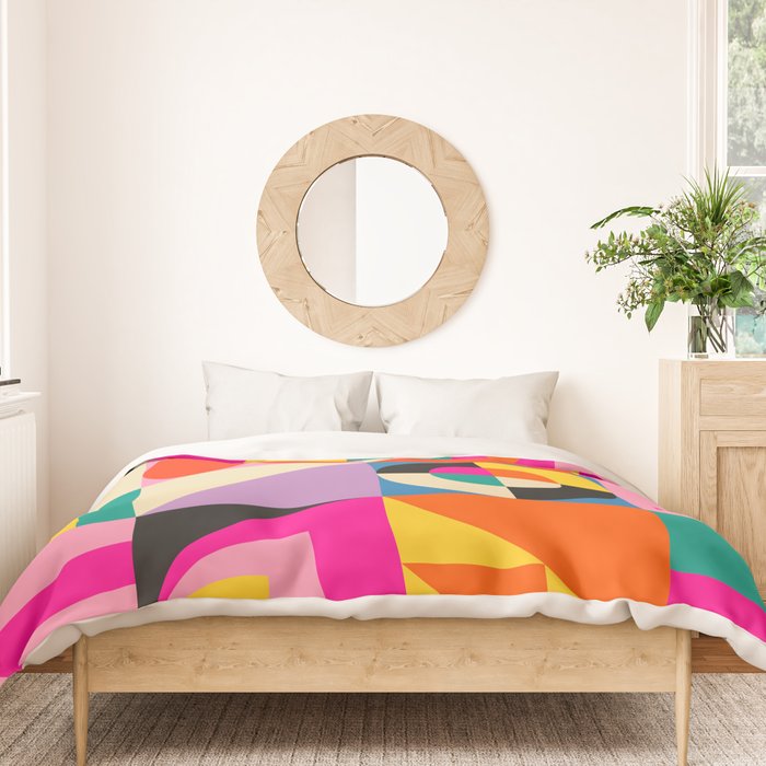 Happy Geometric Combo Duvet Cover Gallery Image 3