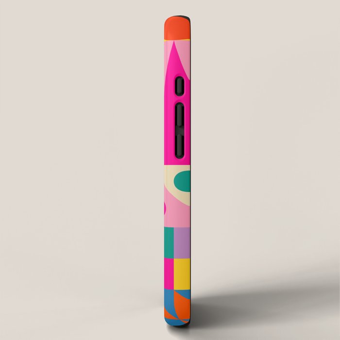 Happy Geometric Combo iPhone Case Gallery Image 2