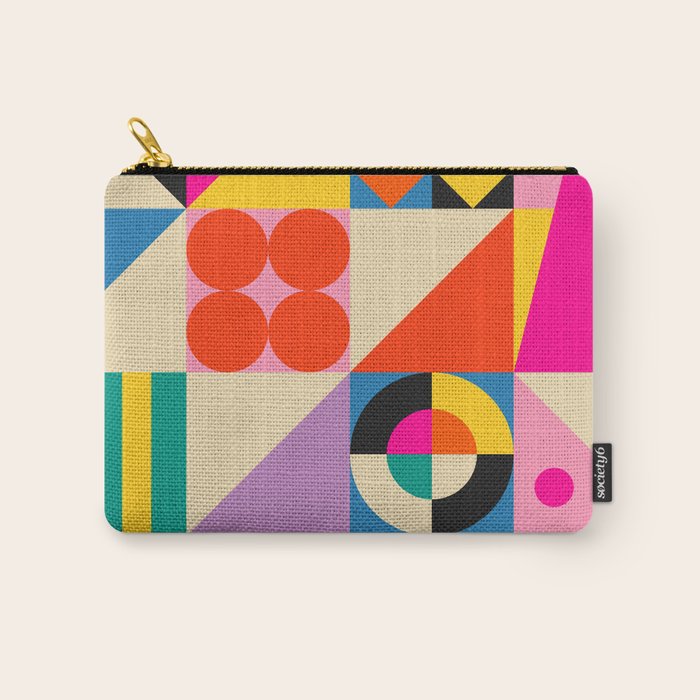 Happy Geometric Combo Carry All Pouch Gallery Image 1
