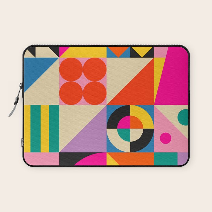 Happy Geometric Combo Laptop Sleeve Gallery Image 1