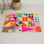 Happy Geometric Combo Rug Gallery Image 1