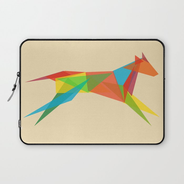 Fractal Geometric Dog Laptop Sleeve Gallery Image 1