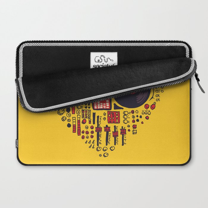 Music in every heartbeat Laptop Sleeve Gallery Image 2