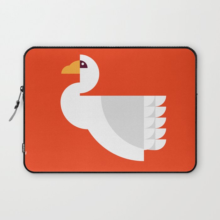 Geometric swan Laptop Sleeve Gallery Image 1