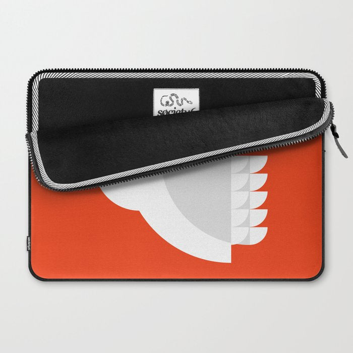 Geometric swan Laptop Sleeve Gallery Image 2