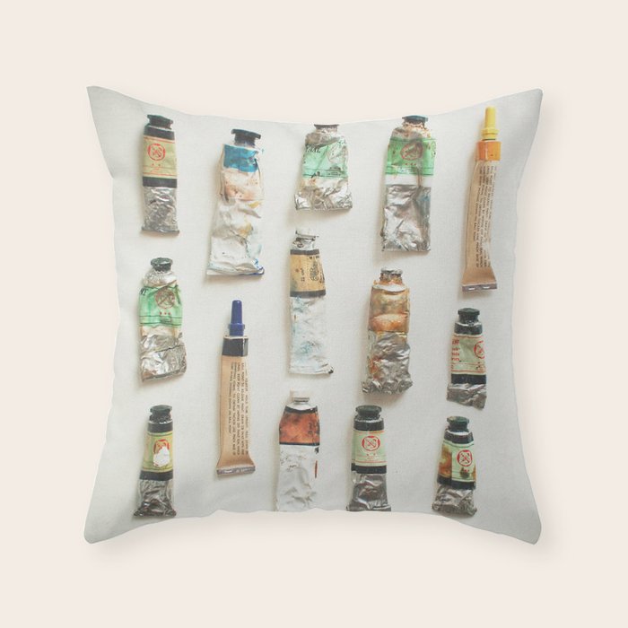 Oils Throw Pillow Gallery Image 6