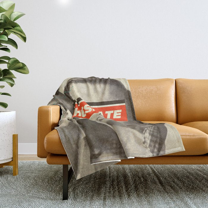Hesitate Throw Blanket Gallery Image 1