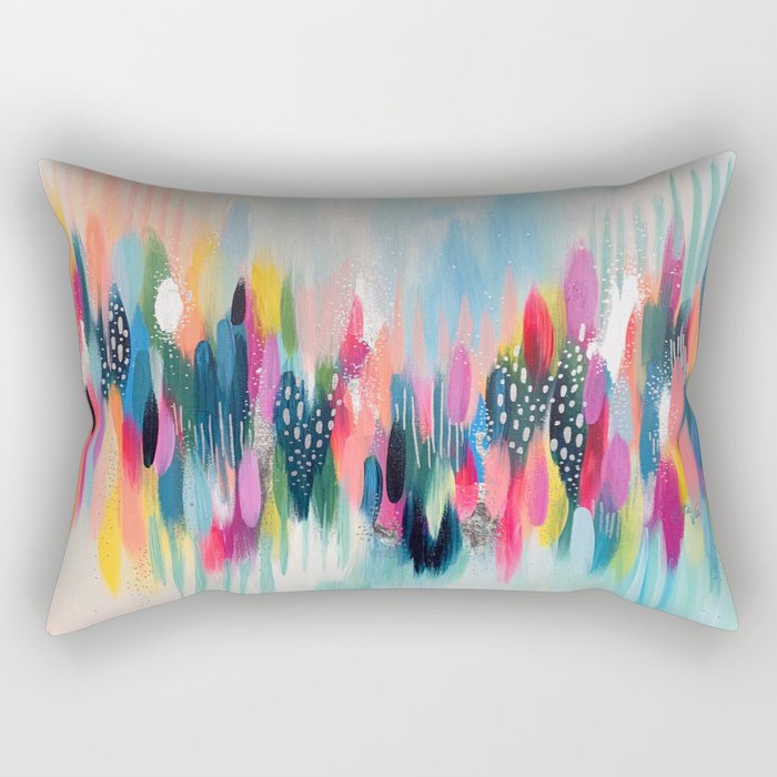 EttaVee Brushstroke No.109 Rectangular Pillow Gallery Image 2