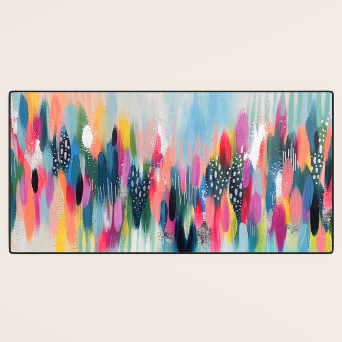 EttaVee Brushstroke No.109 Desk Mat Gallery Image 3