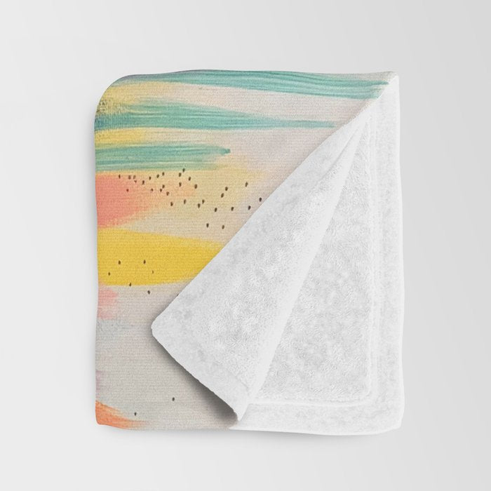 EttaVee Brushstroke No.109 Throw Blanket Gallery Image 3